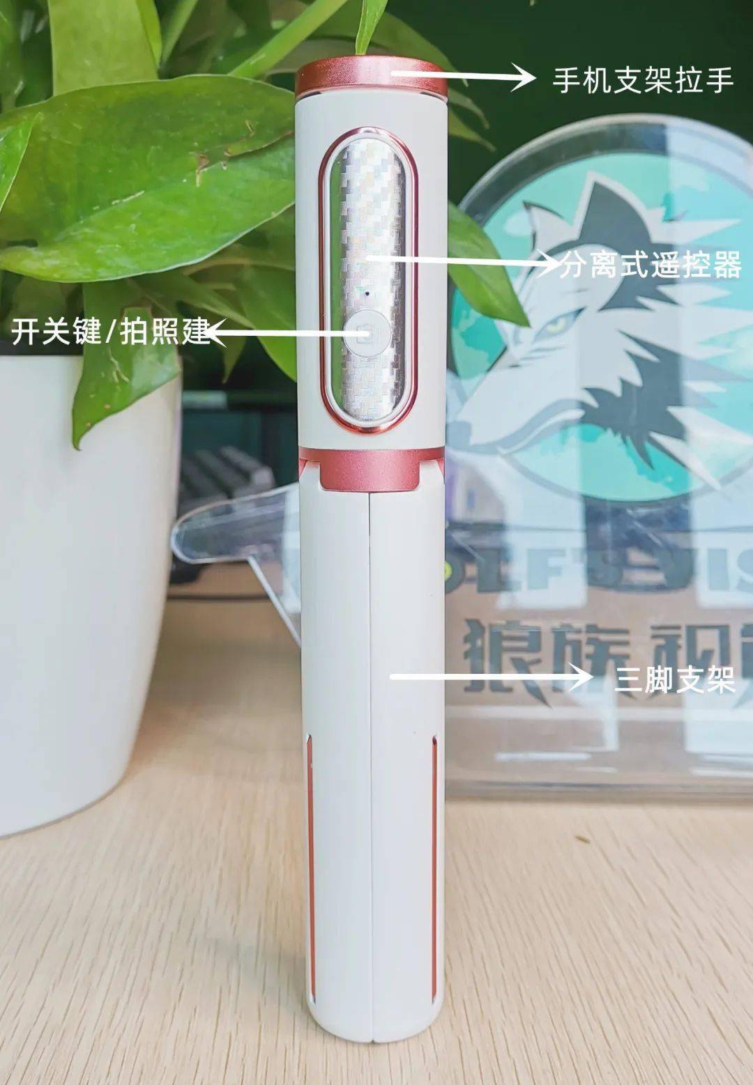 进口袋的自拍杆小巧方便。爱游戏app入口能轻松放(图6)