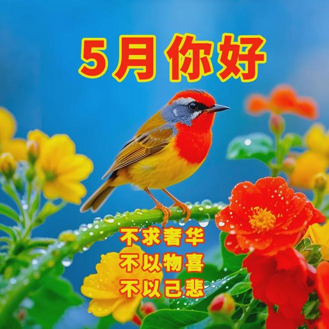 美语录句子4月再见5月你好图片最新版爱游戏app5月你好朋友圈正能量唯(图8)